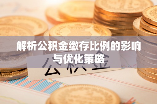 连江解析公积金缴存比例的影响与优化策略