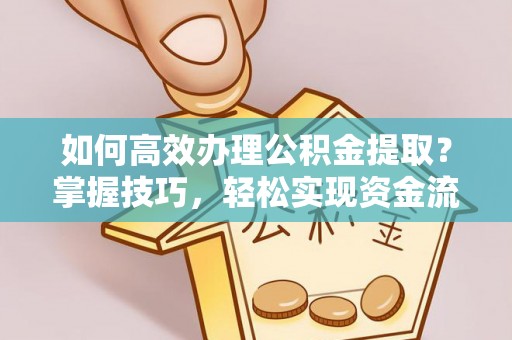 连江如何高效办理公积金提取？掌握技巧，轻松实现资金流动
