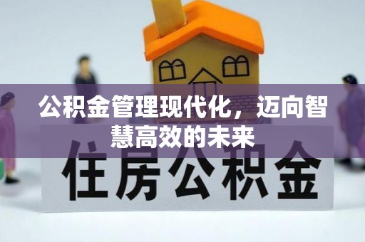 连江公积金管理现代化，迈向智慧高效的未来