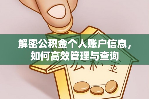 连江解密公积金个人账户信息，如何高效管理与查询