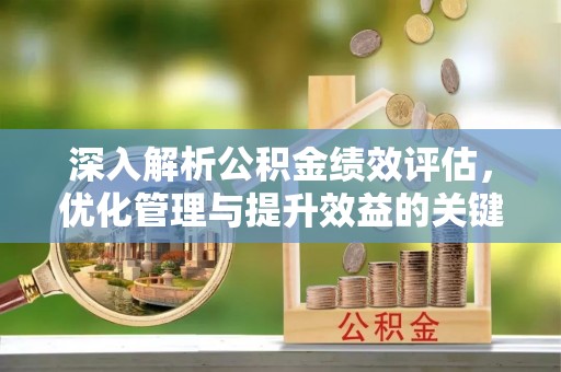 连江深入解析公积金绩效评估，优化管理与提升效益的关键路径