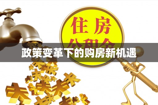 连江政策变革下的购房新机遇
