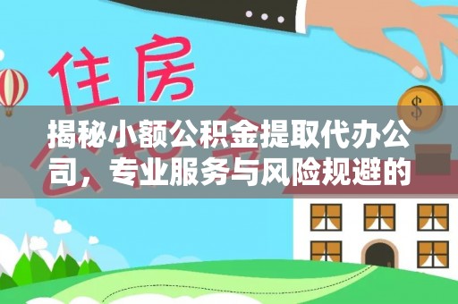 连江揭秘小额公积金提取代办公司，专业服务与风险规避的平衡艺术
