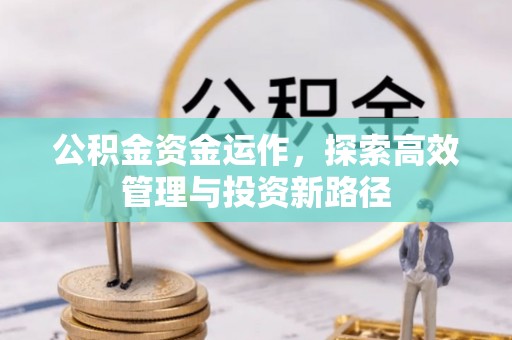连江公积金资金运作，探索高效管理与投资新路径