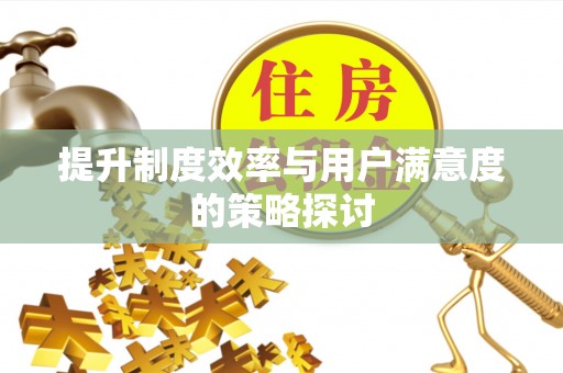 连江提升制度效率与用户满意度的策略探讨